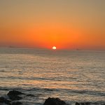 Pôr do sol em porto covo, considerado o pôr do sol mais belo de Portugal
